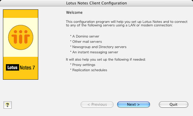 オープンギャラリー Lotus Notes 7 03 For Mac
